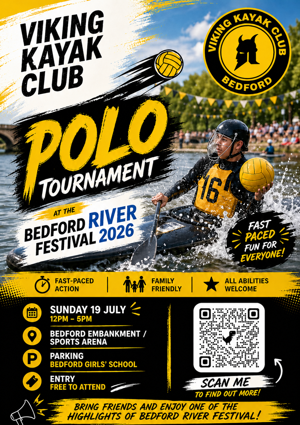 Viking Kayak Club Polo Tournament at Bedford River Festival Viking Kayak Club Polo Tournament at Bedford River Festival